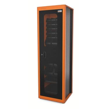 Imagem de Armário Para Ferramentas Com 1 Porta, 29 Caixas Plásticas Bin E Visor Tramontina Pro Laranja Tramontina