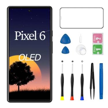 Imagem de Substituição de tela OLED para Google Pixel 6 Display GB7N6 G9S9B16 Digitalizador Touch Assembly com moldura e ferramentas de reparo