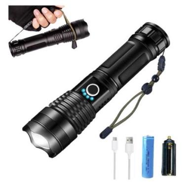 Imagem de Farolete Lanterna Prova DAgua T9 Original Militar Com Alça De Nylon Re