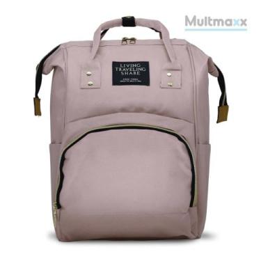 Imagem de Bolsa Maternidade Impermeável Multmaxx 20-30L Rosa
