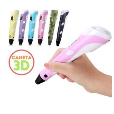 Imagem de Caneta Impressora 3D Realista Desenho Infantil Brinquedo - Mariahzine