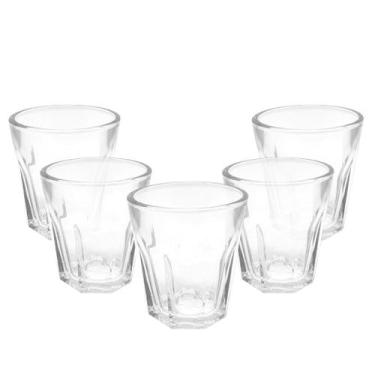 Imagem de Kit 5 Copo Vidro Shot Dose Aperitivo Tequila Cachaça 45ml - CLICK HOUS