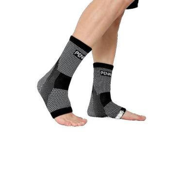 Imagem de Tornozeleira elástica penalty knit xxiii compressão par, M, PRETO/BRAN