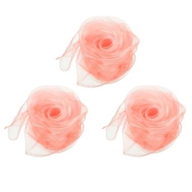 Imagem de PATIKIL Cachecóis de dança, 3 cachecóis quadrados de malabarismo de 71 x 71 cm para brincar de mágica, música, atividade, malabarismo, vestir, rosa coral