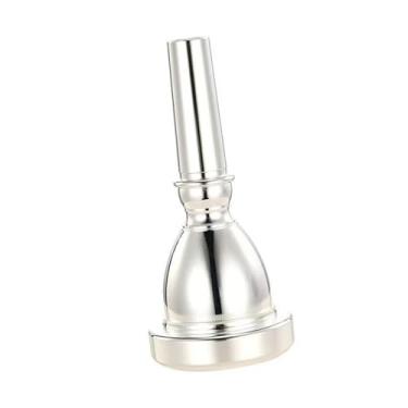 Imagem de menolana Boquilha de tuba, peça de instrumento musical, presente para amantes da música, prática de metais, portátil para iniciantes, substituição de placa de