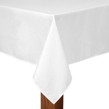 Imagem de Toalha De Mesa Copa E Cia Versatile Elinor Quadrada 8 Lugares- 220 X 220 Cm Branco
