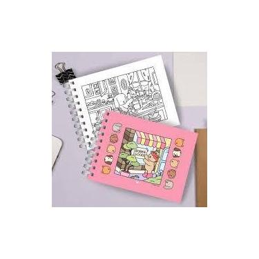 Imagem de Kit Livro Colorir Canetinhas Touch 36 Cores Ponta Dupla - Bobbie Goods