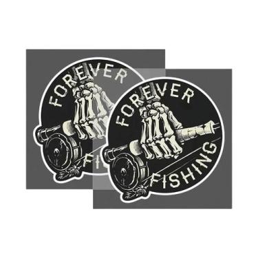 Imagem de Adesivo De Carretel De Pesca À Prova d'Água JDM Engraçado Para Caixa D