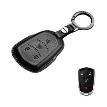 Imagem de Capa De Chave De Carro De Couro Cadillac Para ATS, CT6, CTS, DTS, XT5,