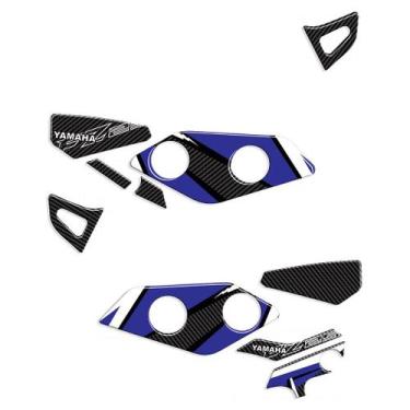 Imagem de Adesivo Fz25 2017 à 2020 Compatível Pedaleira Resinado - Cromo Sign