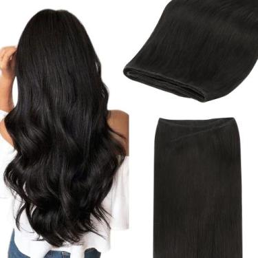 Imagem de Costure em extensões de cabelo GOO GOO Real Human Hair 20cm 105g
