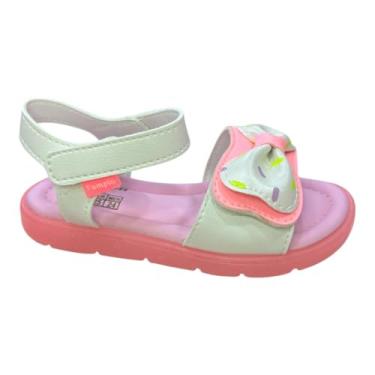 Imagem de Sandália de Led Infantil Feminina Lulli Sorvete (Docinho Branco Rosa, BR, Criança de 4 a 8 anos, Numérico, P, 27)