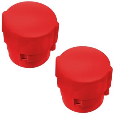 Imagem de KHZSPP 2 peças de cerejeiras de 6 furos com prensa de palma da mão removedor de sementes de cereja portátil ABS seguro para lava-louças para piqueniques de cozinha em casa para fazer geleia de cereja