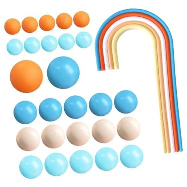 Imagem de FytStycale Topos de cupcake arco-íris, decorações de bolo, suprimentos de enfeite para sobremesa, escolhas de cupcake