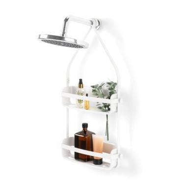 Imagem de Flex duplo branco - suporte ou prateleira para ducha branco - Umbra