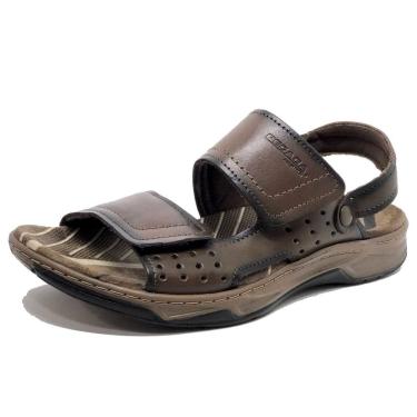 Imagem de Sandalia Masculino Conforto Casual em Couro Pegada