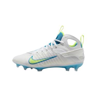 Imagem de Nike Chuteiras Huarache 9 Elite Mid Lacrosse, Branco/azul vívido/volt, 2