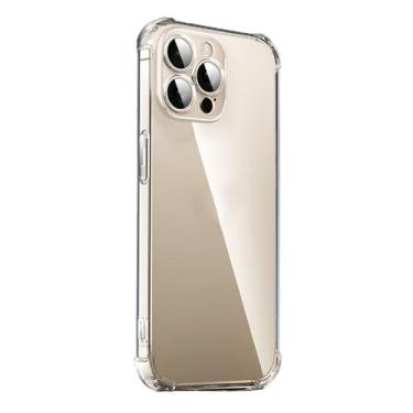 Imagem de Capa Capinha Compatível Com iphone 12 pro tela 6.1 Anti Impacto transp