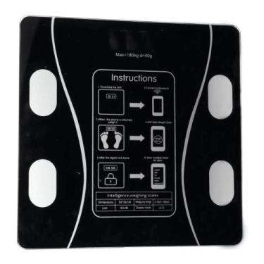 Imagem de Balanca de Bioimpedancia Digital Western 180KG com Bluetooth e Aplicat