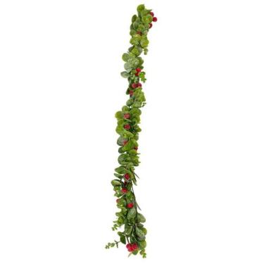 Imagem de Galho Barry Folhas e Azevinhos 120cm C/1Unid 1092326 - CROMUS