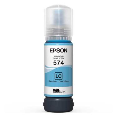 Imagem de Refil de Tinta Epson T574520 - 70ml - Ciano Claro - Para Multifuncionais Epson - L8050/L18050/