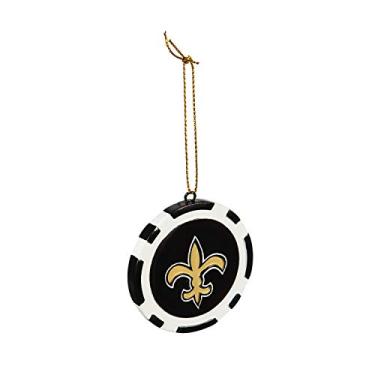 Imagem de Evergreen Enterprises NFL New Orleans Saints Game Chip DesignOrnament, Cores do time, Tamanho Único