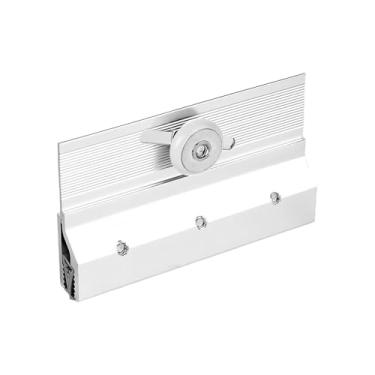 Imagem de Fenteer Conjunto de rolos de suporte superior para porta de chuveiro sem moldura M 6053, roda redonda de 3/4 pol., acessórios, rolamentos de esferas de, 1pcs