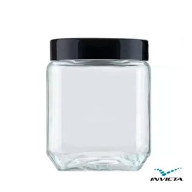 Imagem de Pote Quadrado Sortidos 1,2 Litros Invicta