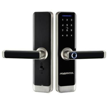 Imagem de Fechadura Eletrônica Inteligente Wifi Novadigital Biometria Digital Ap