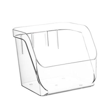 Imagem de IEUDNS Cesta de Parede Suspensa para Armazenamento de Cebolas E Temperos para Armário de Despensa de Banheiro