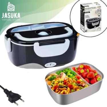 Imagem de Marmita Marmiteira Elétrica Portátil Tomada Bivolt 110v, 220v Térmica 