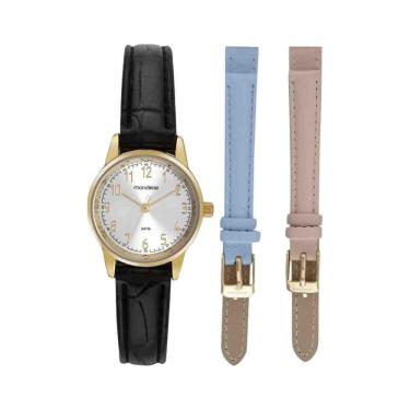 Imagem de Relógio Mondaine Troca De Pulseira Dourado Feminino 32714Lpm