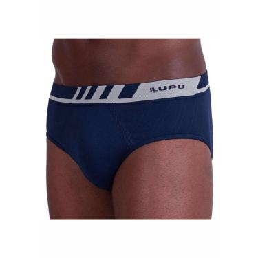 Imagem de Cueca Slip Lupo - Azul Marinho - 00691 | Pau a Pique