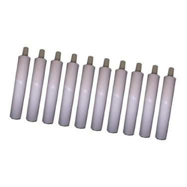 Imagem de Vaveren Tubos de tinta de alumínio vazios, recipiente recarregável para armazenamento de pasta de dente, embalagem de garrafas de amostra para viagem, 10 Unidades de 50ml