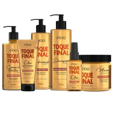 Imagem de Kit Toque Final Shampoo 515ml Condicionador 515ml Máscara Hidratação Nutrição 500g Creme de Pentear 500ml Óleo em Creme 190ml Óleo Reparador 100ml