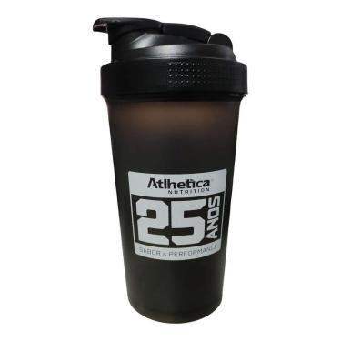 Imagem de Coqueteleira Edição 25 Anos - 600ml Preta - Atlhetica Nutrition-Masculino
