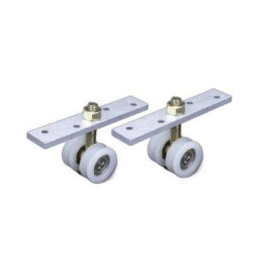 Imagem de JOCEC, ROLDANA GUIA TRILHO STANLEY 2 RODAS C/ROLAMENTO CONCAVO 1/18" PORTA 2PCS JOCEC