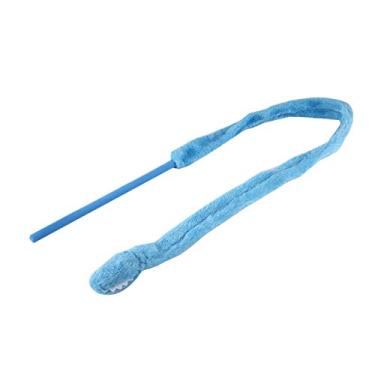 Imagem de YOUTHINK Brinquedo de Treinamento Interativo para Gatos, Formato de Cobra, Exercício Mental e Físico, Ideal para Gatinhos e Gatos Adultos (Azul)