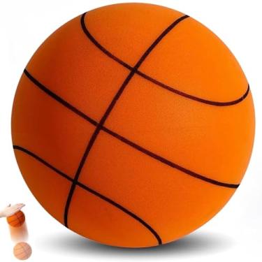 Imagem de YUEOL Bola de basquete silenciosa tamanho 7 (75 cm) – versão atualizada bola de treinamento de basquete silenciosa de espuma silenciosa, treinamento interno e sem ruído