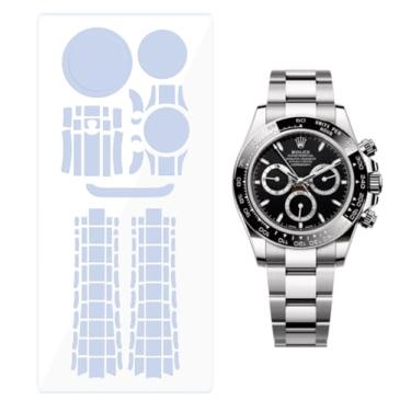 Imagem de BagArmor Película protetora para Rolex Daytona 40 mm Ref. 126500 Película transparente para relógio completo protetor de tela adesivo (2 películas de corpo inteiro)