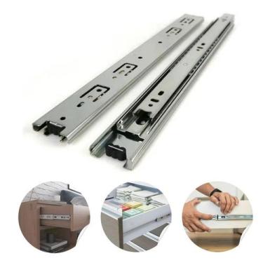 Imagem de Kit 2 Corrediças 40cm Telescópicas Light Aço 35mm 1 Par - Kompraki