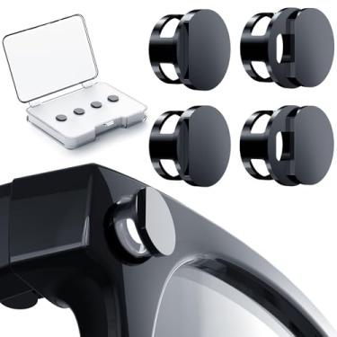 Imagem de Pacote com 4 capas com bloqueio de luz LED para acessórios Ray Ban Meta, compatível com óculos inteligentes Wayfarer/Skyler/Headliner, bloqueador de luz ajustável, capa de privacidade leve