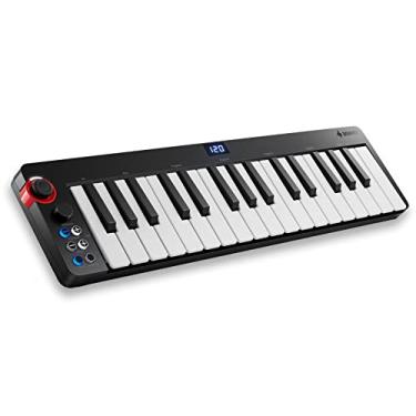 Imagem de Donner Teclado Controlador MIDI N32 | 32 Teclas Mini Sensíveis, USB, Arpejador, Pitch Shifter, Sequenciador, Compatível com Diversas DAWs