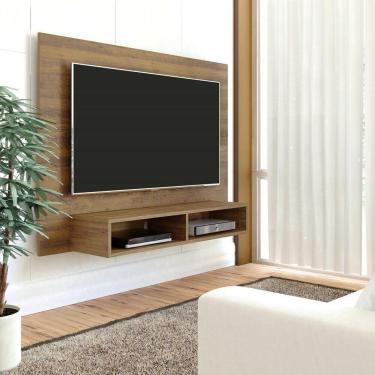 Imagem de Painel Com Suporte Tv 50" Multimóveis Cr45158 Pinho Pinho