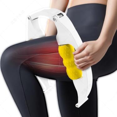 Imagem de Rolo massageador para celulite e drenagem linfática, rolo de espuma profunda para pernas, mãos, coxas, panturrilhas, alívio da dor muscular, ferramenta de massagem anticelulite, escultura corporal