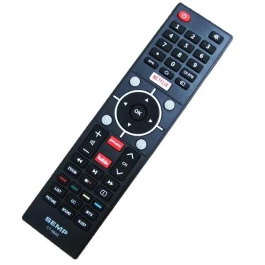 Imagem de Controle Remoto P/ Tv Semp Toshiba Teclas Netflix Globoplay Youtube CT-6610 / 6840