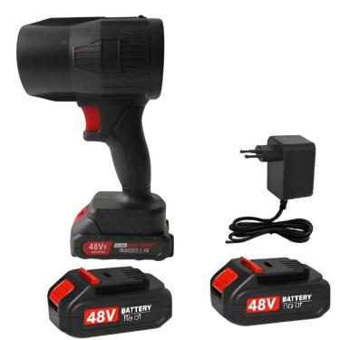 Imagem de Soprador Turbo Portátil Recarregável 48v 2 Baterias Folhas