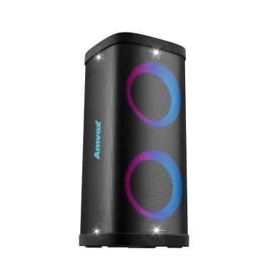 Imagem de Caixa Amplif 1200W Amvox ACA1200 Party Vox Elite Woofer 6,5 LED/TWS/BT MicroSD Aux Bateria Biv