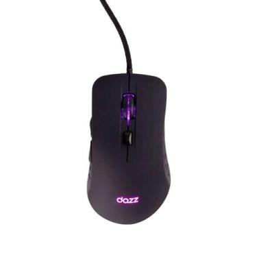 Imagem de Mouse gamer usb rgb 7200 dpi gmo2000 preto dazz - 62000180