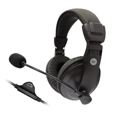 Imagem de Bright 0507, Fone de Ouvido com Microfone, Cabo 2M, preto